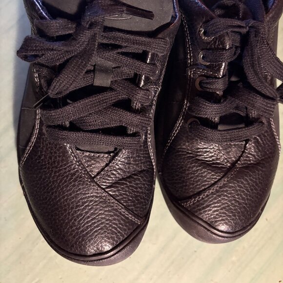 Womens Keen Black Leather Presidio Hiking Comfort Sneakers Size 8 1011400 - Picture 2 of 11